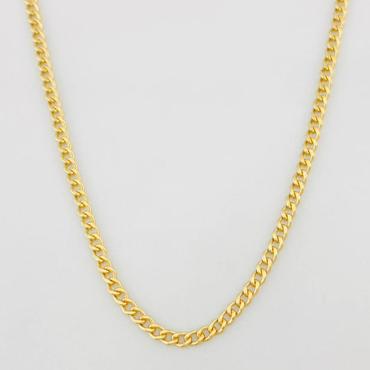 Cadena Cubana 1.55g / 18 in / 1.9mm Oro Amarillo 18K