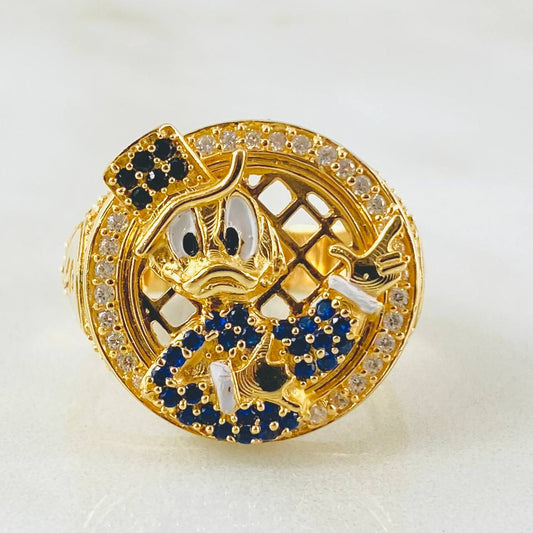 Anillo Pato 12.2gr / T11 / Oro Amarillo 18K ©