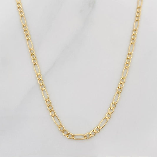 Figaro Chain 1.55g / 18 in / 1.9mm 18K Yellow Gold