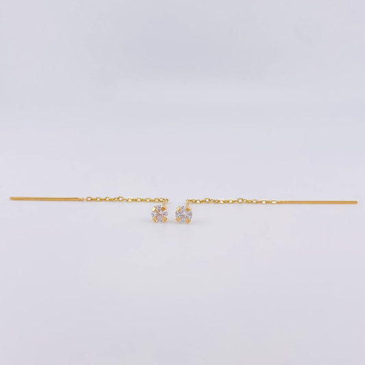 Topos Cadena Largos 1 g / 2 1/4 in Oro Amarillo 18K