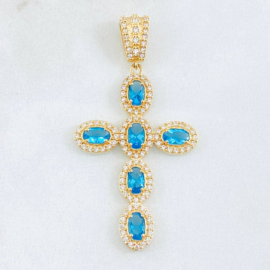 Pendant Thick Cross 4.65gr / 2 in / 18K Yellow Gold *