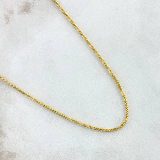 Cadena Franco 2.25gr / 45cm- +3 Oro 18K