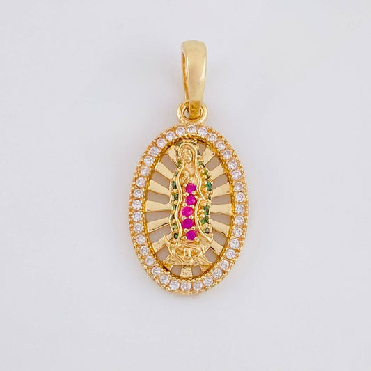 Dije Virgen de Guadalupe 2.5g / 1 in Oro Amarillo 18K
