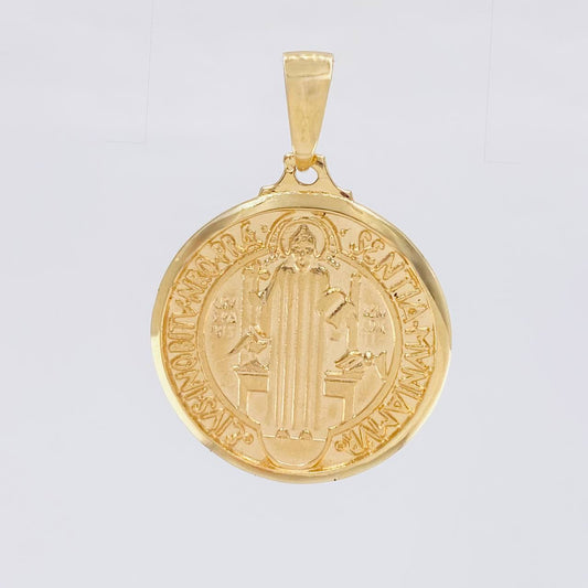 Dije San Benito 5g / 1 1/4 in Oro Amarillo 18K