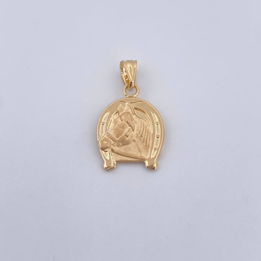 Dije Herradura de Caballo 1.15gr / 1 in / Oro Amarillo 18K %