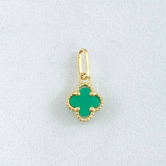 Dije Trebol 0.55gr / 1.5cm / Oro 18K -
