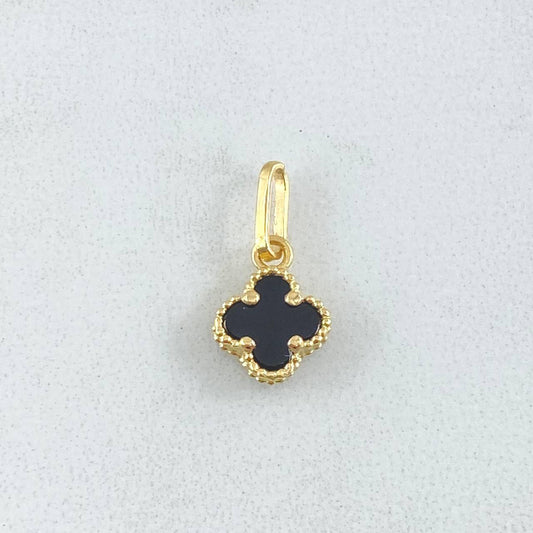 Dije Trebol 0.6gr / 1.5cm / Nac.Esp. Oro 18K ©