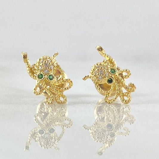 Topos Pulpo 1.1gr / Oro Amarillo 18K