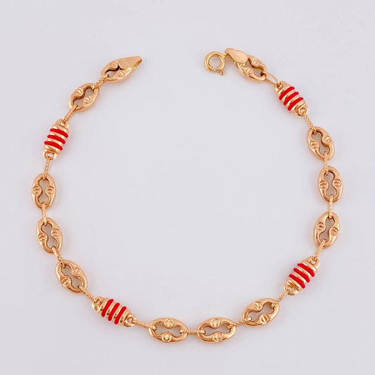 Pulso Rustico Gc 6.45 g / 8 3/4 in / 6.3 mm Oro Rosa 18K