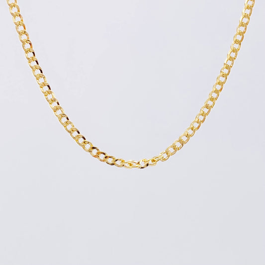 Cadena Cubana 3.65g / 20 in / 3.1mm Oro Amarillo 18K