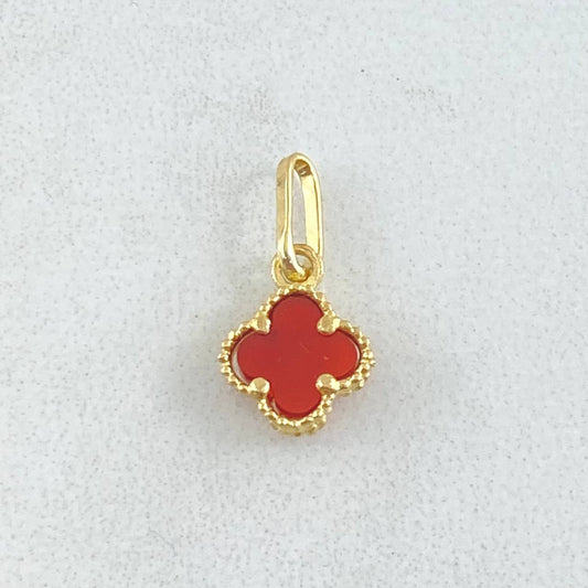 Dije Trebol 0.55gr / 1.5cm / Oro 18K -