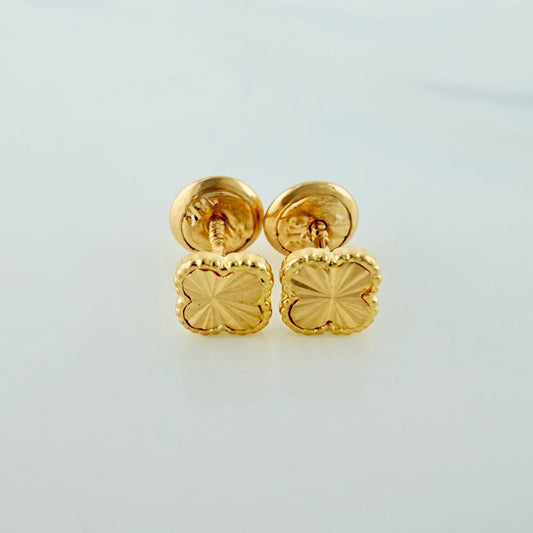 Topos Trebol 0.75gr / 4.8mm Oro Amarillo 18K &