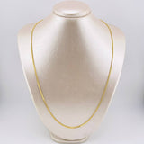 Cadena Franco 4.35gr / 23 1/2 in / 1.4mm Oro Amarillo +3 18K © Cadena Franco 4.35gr / 23 1/2 in / 1.4mm Oro Amarillo +3 18K ©