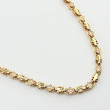 Cadena Rustica Trebol 78.65gr / 25 1/2 in / 5.6mm Oro Amarillo 18K © Cadena Rustica Trebol 78.65gr / 25 1/2 in / 5.6mm Oro Amarillo 18K ©