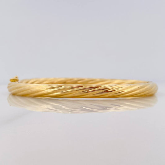 Pulso Aro Entorchado 13.45 g / 7 3/4 in / 5.3 mm Oro Amarillo 18K