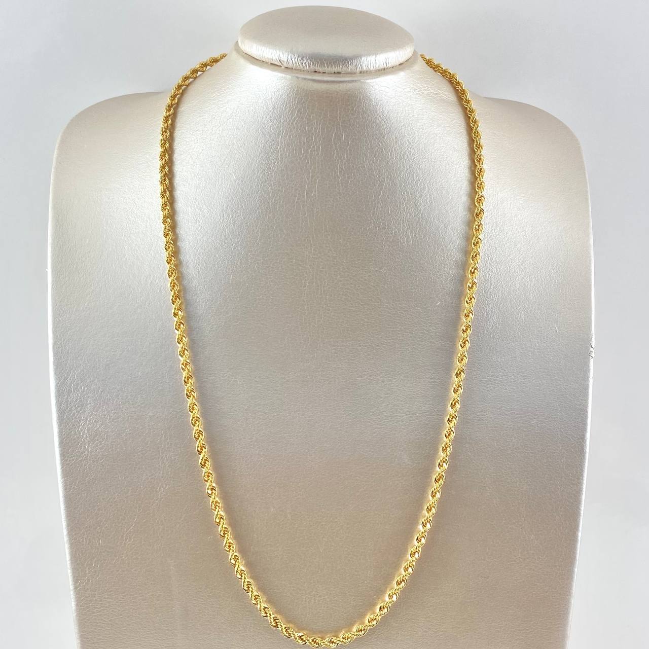 Cadena Lazo 10.6gr / 23 1/2 in / 3.8mm Oro Amarillo +3 18K © Cadena Lazo 10.6gr / 23 1/2 in / 3.8mm Oro Amarillo +3 18K ©