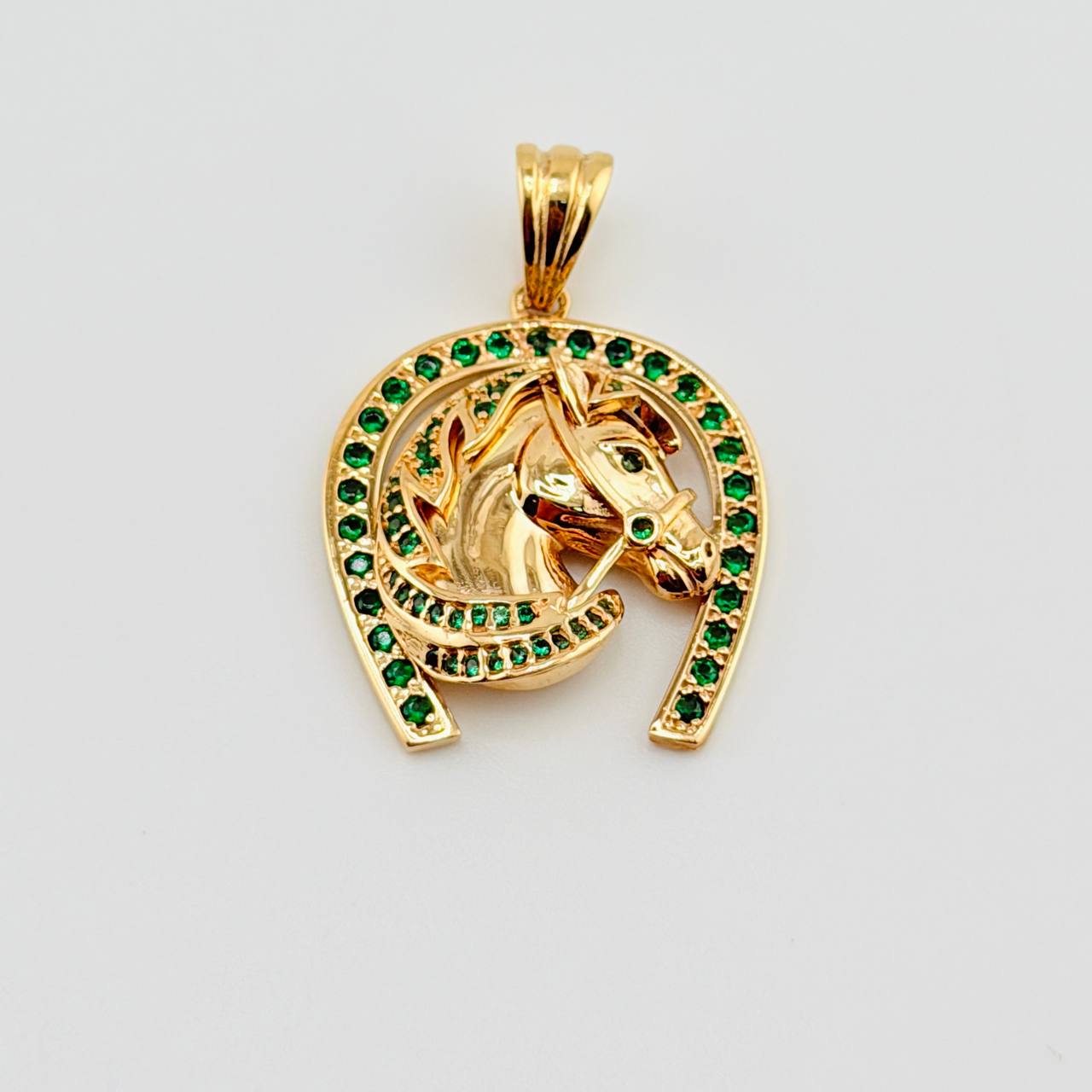 Dije Herradura Caballo 8gr / 1 1/2 in / Oro Amarillo 18K © Dije Herradura Caballo 8gr / 1 1/2 in / Oro Amarillo 18K ©