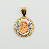 Dije Jesús Sacramentado 5.6gr / 1 1/4 in / Tres Oros 18K © Dije Jesús Sacramentado 5.6gr / 1 1/4 in / Tres Oros 18K ©