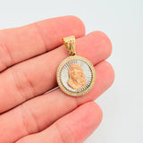 Dije Jesús Sacramentado 5.6gr / 1 1/4 in / Tres Oros 18K © Dije Jesús Sacramentado 5.6gr / 1 1/4 in / Tres Oros 18K ©