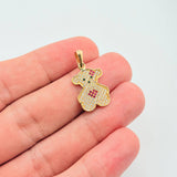 Dije Oso Ts 2.15gr / 1 in / Oro Amarillo 18K © Dije Oso Ts 2.15gr / 1 in / Oro Amarillo 18K ©