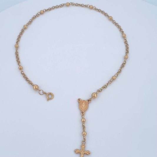Tobillera Denario 4.05gr / 10 in / Oro Amarillo 18K $