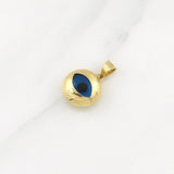 Dije Ojo Turco 1.45gr / 3/4 in / Oro Amarillo +4 18K ! Dije Ojo Turco 1.45gr / 3/4 in / Oro Amarillo +4 18K !