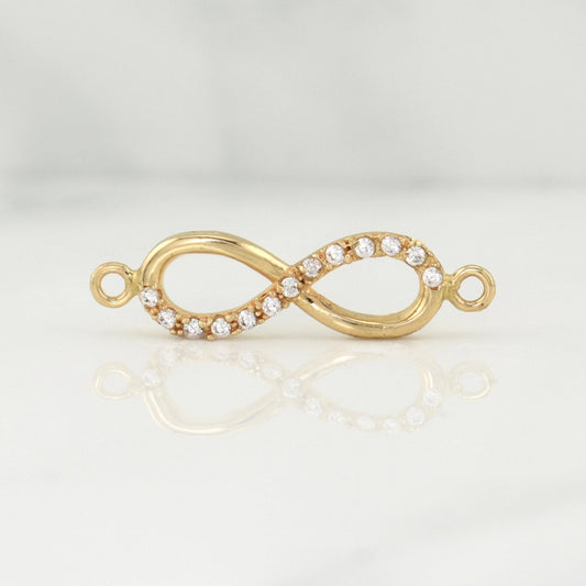 Herraje Infinito 1.65gr / 1 1/4 in / Oro Amarillo 18K !