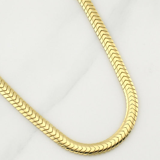 Cadena Serpiente Monaco 11.8 g / 17 3/4 in / 5 mm Oro Amarillo 18K