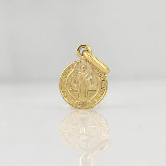 Dije San Benito 0.6 g / 1/2 in Oro Amarillo 18K