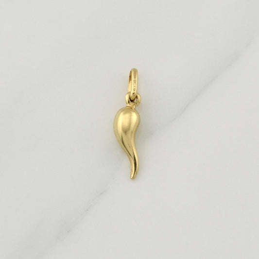 Dije Aji Jalapeño 0.5 g / 3/4 in Oro Amarillo 18K