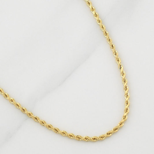 Cadena Lazo 3.6 g / 16 in / 2 mm Oro Amarillo 18K
