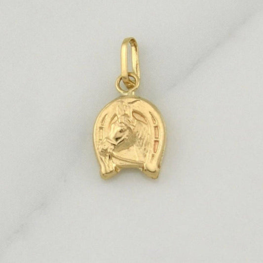 Dije Herradura Caballo 0.45 g / 1/2 in Oro Amarillo 18K