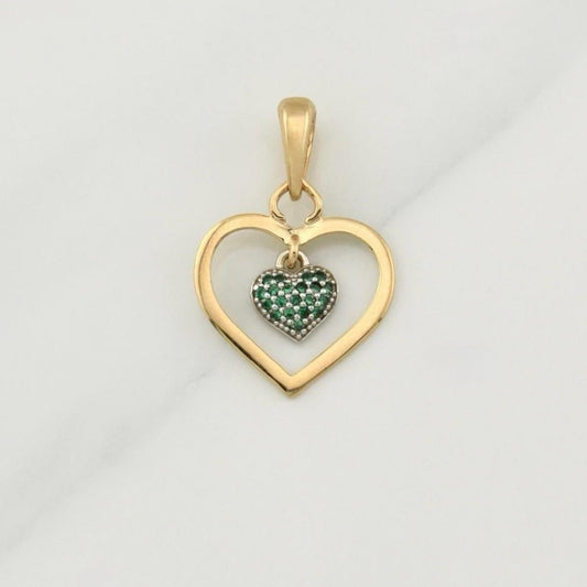 Dije Corazon 1.95 g / 1 in Oro Amarillo 18K