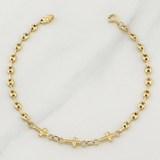 Pulso Gc Cruz 2.2 g / 7 3/4 in / 5.2 mm Oro Amarillo 18K