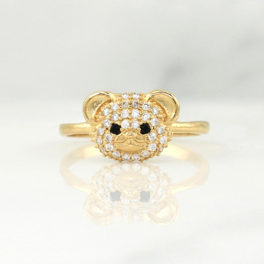 Anillo Oso 2 g / T6 Oro Amarillo 18K