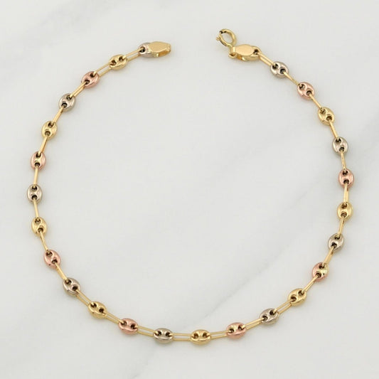 Pulso GC 2.2g / 7 3/4 in / 3.3mm Tres Oros 18K