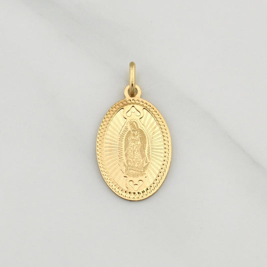 Dije Virgen Guadalupe 1.95gr / 1 in / Oro Amarillo +4 18K ©