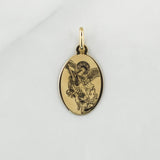 Dije San Miguel Arcangel 0.75gr / 1 in / Oro Amarillo +4 18K Dije San Miguel Arcangel 0.75gr / 1 in / Oro Amarillo +4 18K