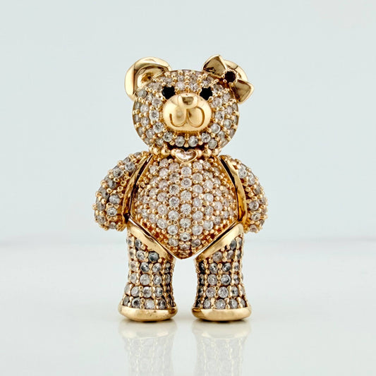 Dije Oso Articulado 12.1 g / 1 1/4 in Oro Amarillo 18K