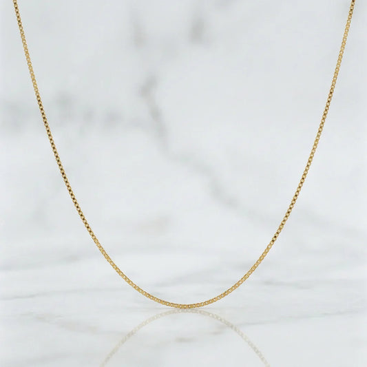 Cadena Veneciana 0.75 g / 40 cm / 0.45 mm Oro Amarillo 18K