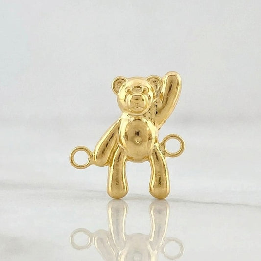 Herraje Oso Mano Arriba 0.7g / 1/2 in Oro Amarillo 18K
