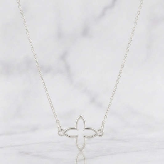 Classic Link Chain Flowers 5.9g / 24 in / 0.9mm Silver 925