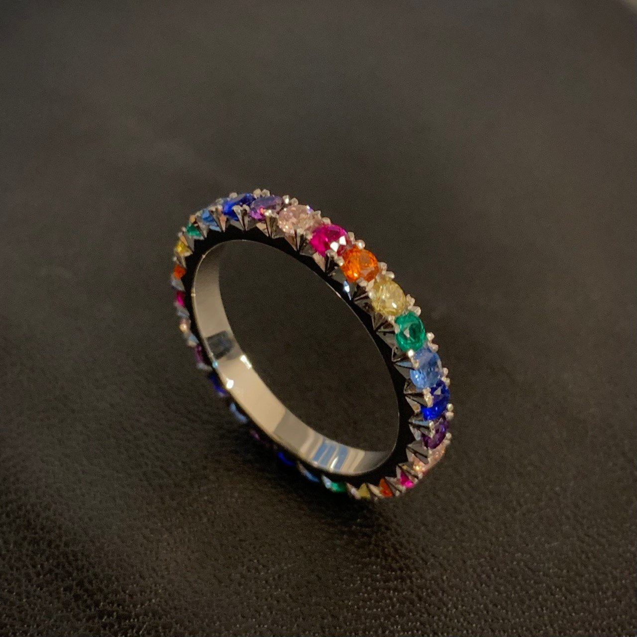 Infinity ring with stones by Custom Made to Order starting from 5gr Infinity ring with stones by Custom Made to Order starting from 5gr