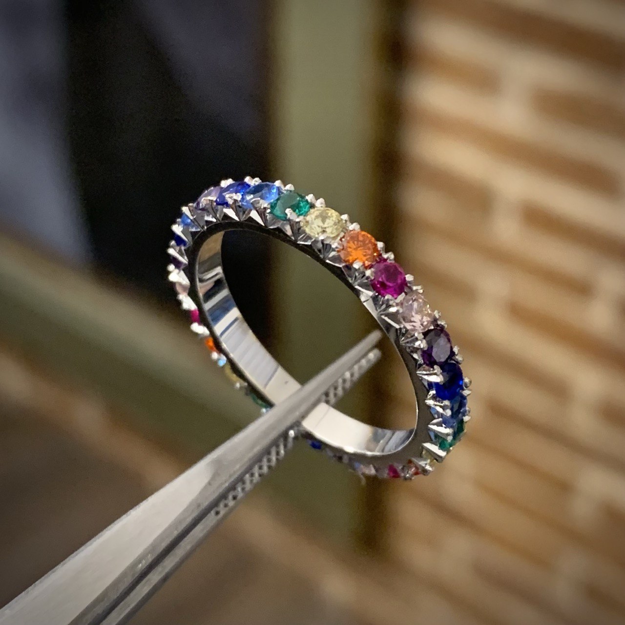 Infinity ring with stones by Custom Made to Order starting from 5gr Infinity ring with stones by Custom Made to Order starting from 5gr