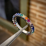 Infinity ring with stones by Custom Made to Order starting from 5gr Infinity ring with stones by Custom Made to Order starting from 5gr