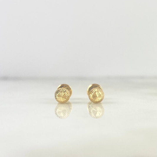 Topos Bola Diamantada 0.45 g / in / 4 mm Oro Amarillo 18K