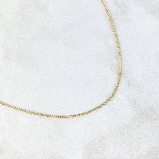 Cadena Cubana 1.35gr / 50cm / +1 Oro 18K -