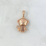 Pendant Monkey 4.95gr / 3cm / White Zircons - Yellow Gold Browns Pendant Monkey 4.95gr / 3cm / White Zircons - Yellow Gold Browns