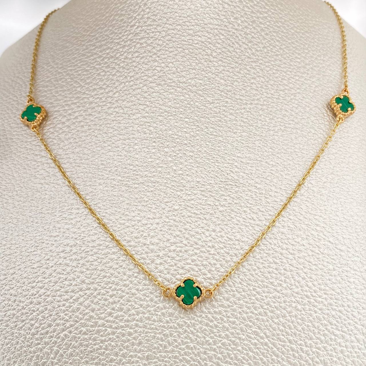 Cadena Aro Seguido Trebol 4.45gr / 18 1/4 in / 1.2mm Oro Amarillo Nac.Esp. 18K & Cadena Aro Seguido Trebol 4.45gr / 18 1/4 in / 1.2mm Oro Amarillo Nac.Esp. 18K &