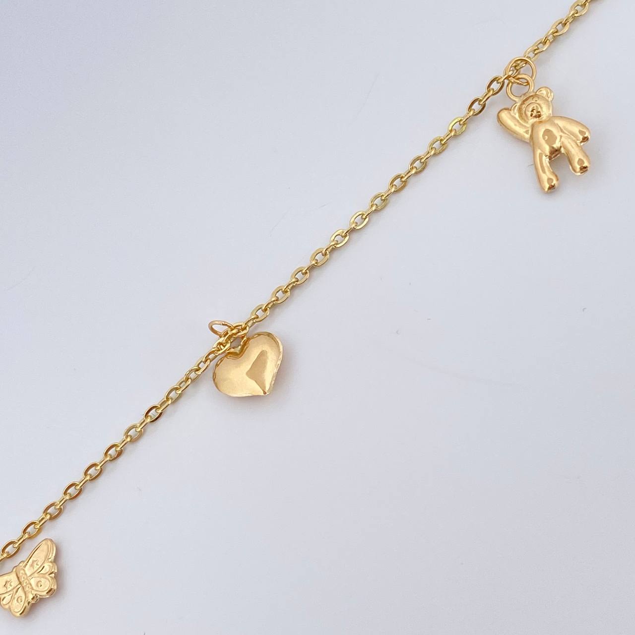 Tobillera Aro Seguido 3.7gr / 10 1/4 in / 1.27mm Oro Amarillo 18K & Tobillera Aro Seguido 3.7gr / 10 1/4 in / 1.27mm Oro Amarillo 18K &